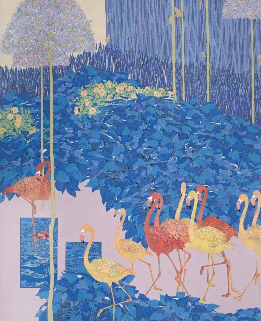 赏析|第十一届工笔画大展95件收藏作品