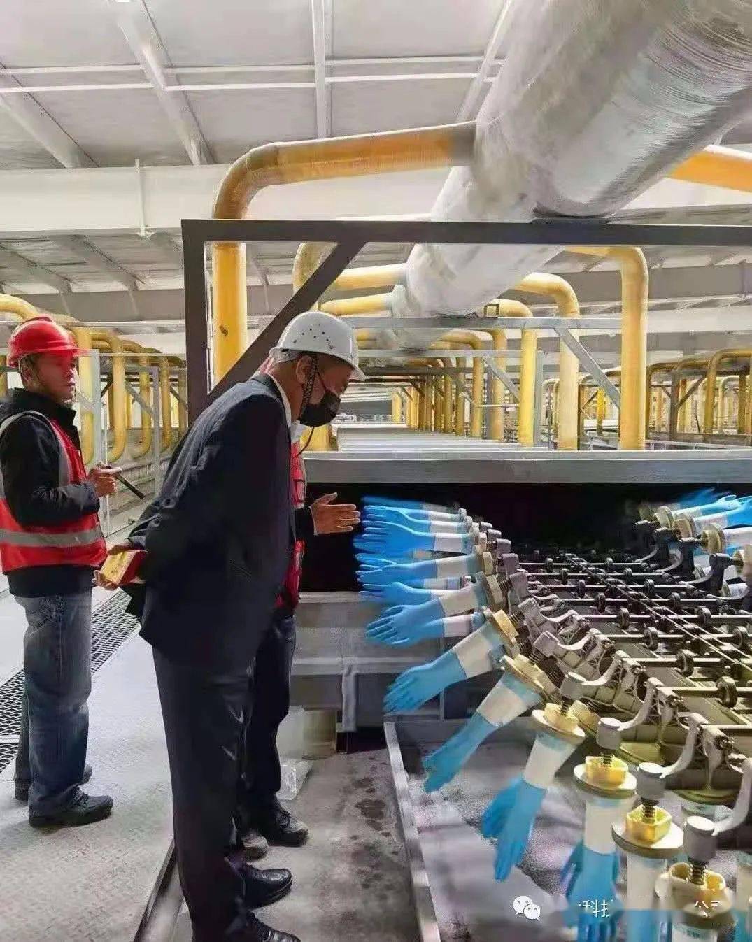 年产400亿只丁腈手套项目进展顺利, 2021 年   月上旬丁腈手套生产线