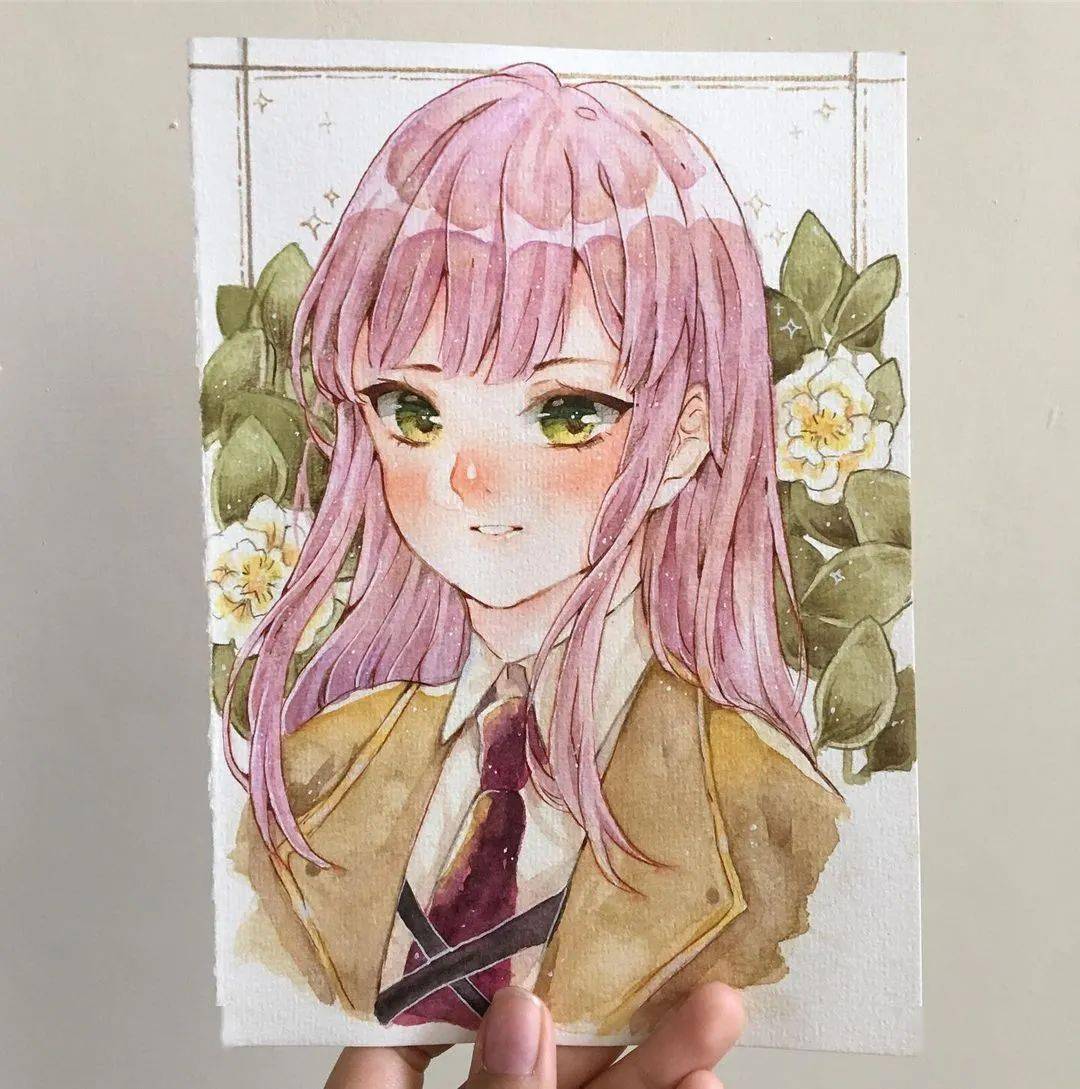 水彩画作品欣赏|动漫清新有灵气快试试吧