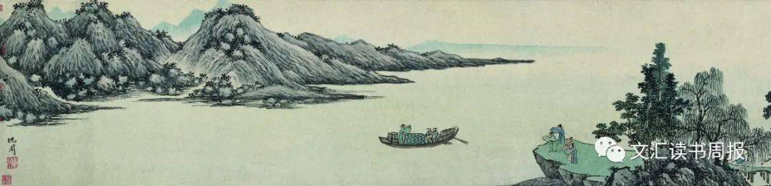 (明)沈周《京江送别图》(局部) 故宫博物院藏