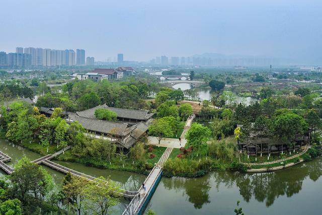 航拍温州生态园三垟湿地 春意盎然带你走进不一样的春天视角