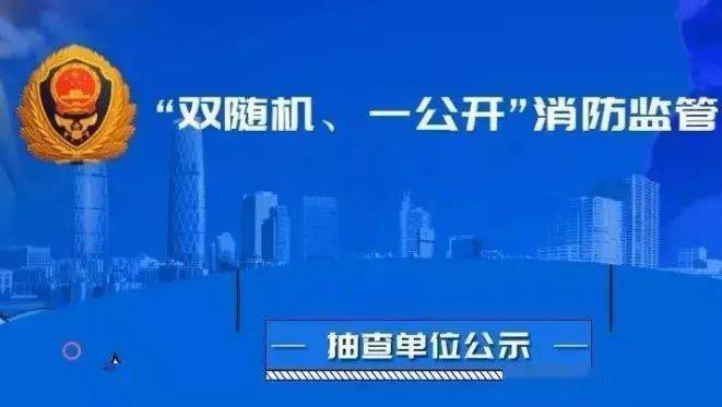 的通知(应急消〔2019〕241号)及省消防救援总队《全面推行"双随机