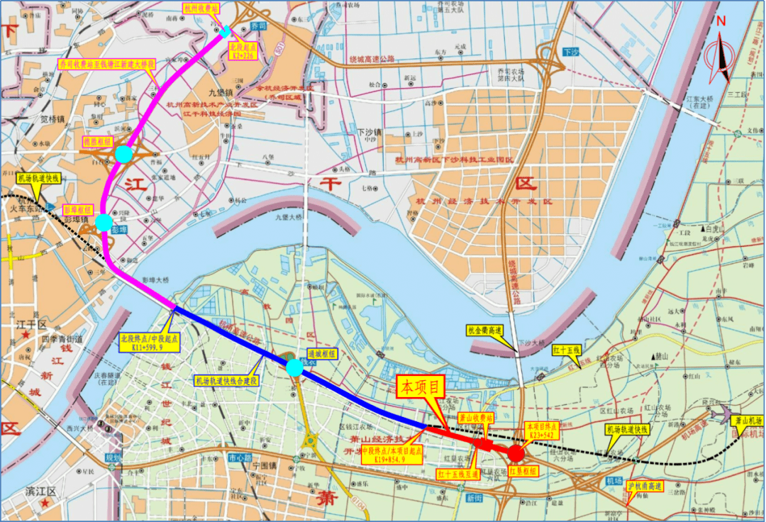 途经钱塘新区!浙江首条智慧高速公路又有新消息!预计通车.