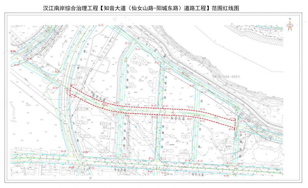 知音大道(梅家湖东路-龙灯堤路)