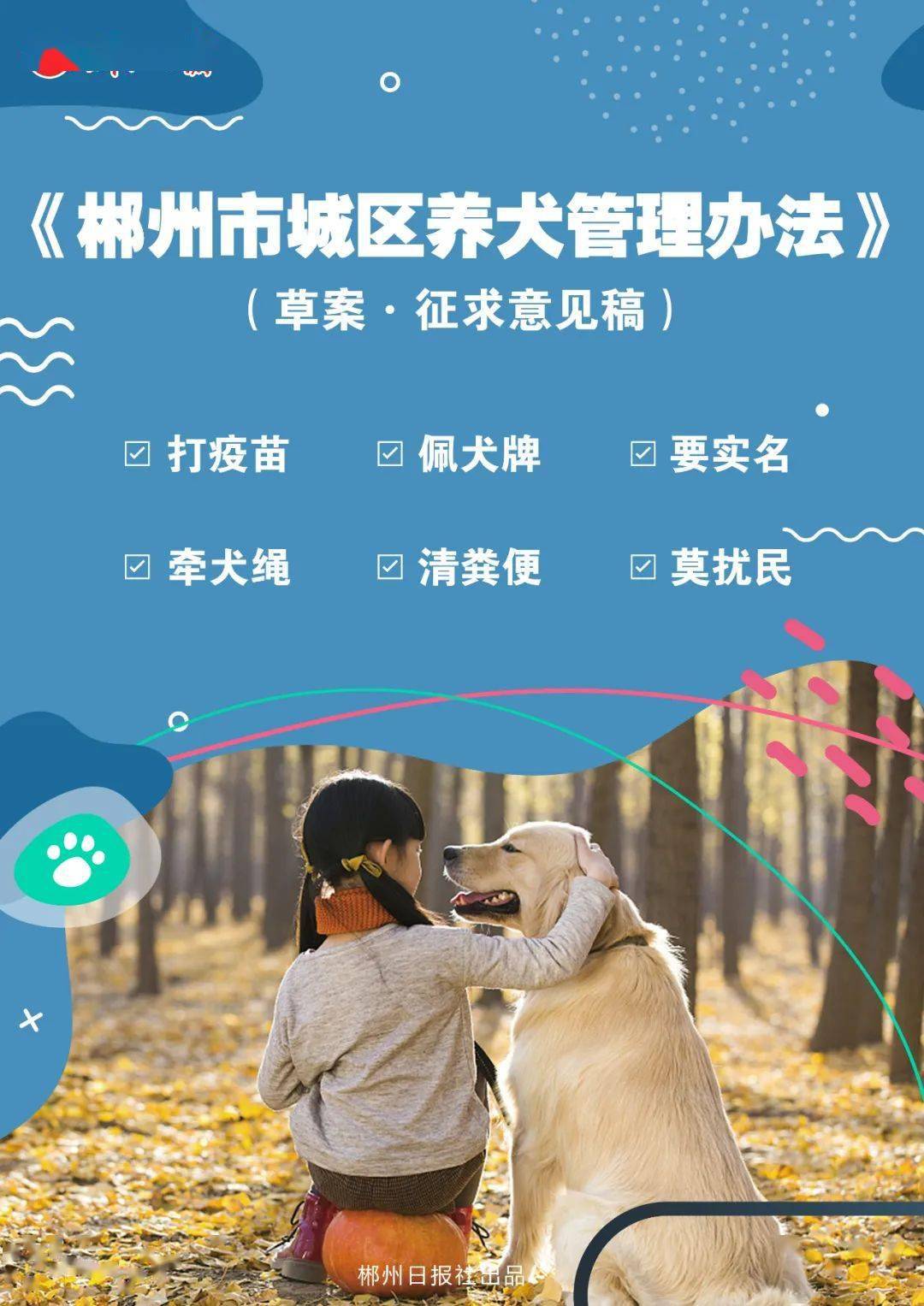 养犬不再任性!郴州拟最高罚款5000元!