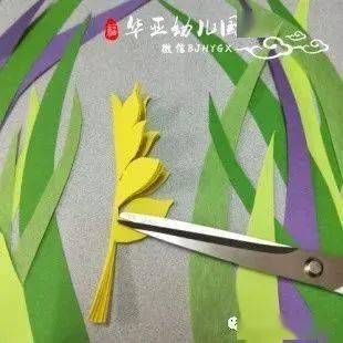 【剪纸教学】幼儿写意剪纸主题环创"二十四节气"系列——谷雨