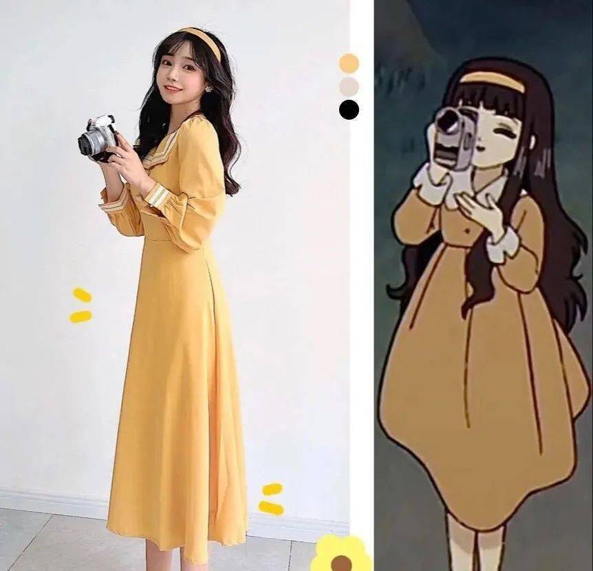 漫画女神穿搭模板!懒人照着穿,好看到犯规!
