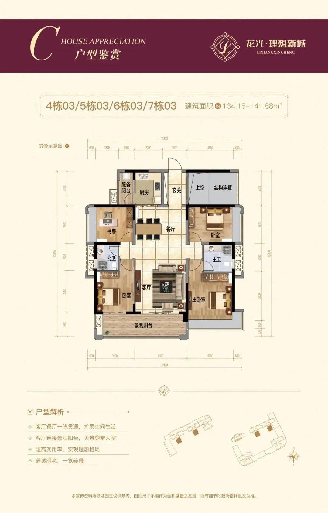 —— 龙光·理想新城 —— 揭东城芯 103-190㎡灵动户型 居理想新城