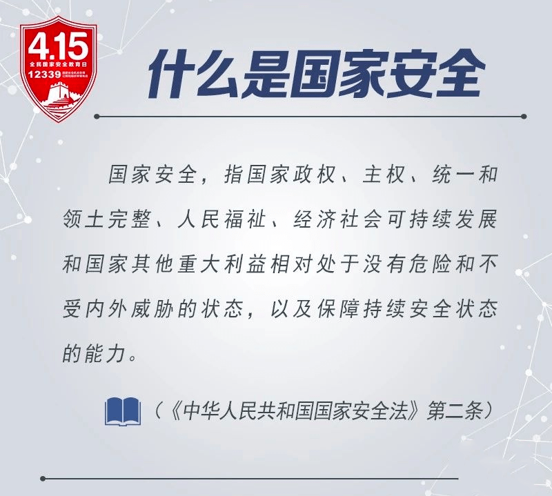 全民国家安全教育日,这些"知识点"你应该知道