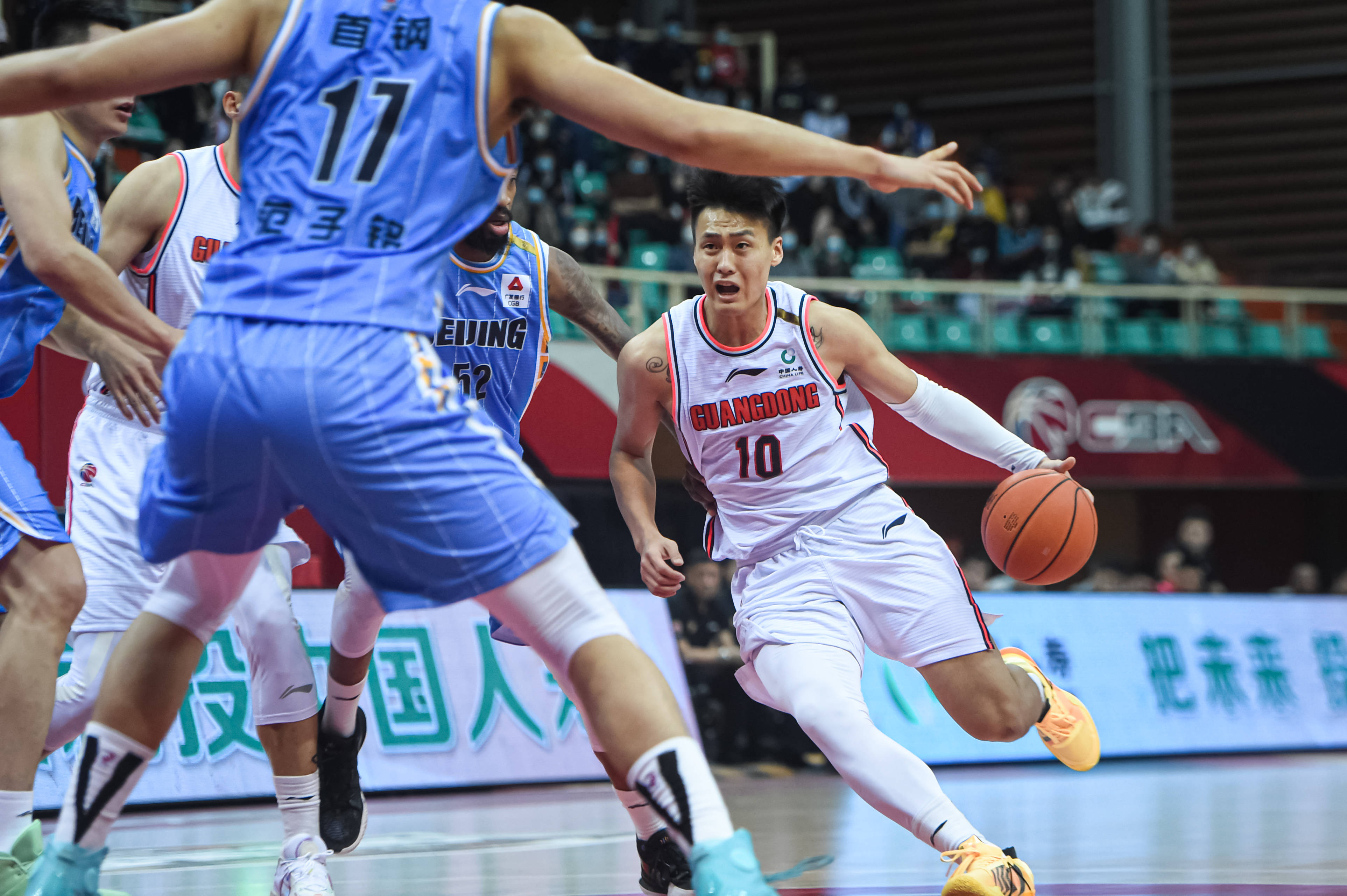 篮球——cba季后赛:广东东莞大益对阵北京首钢
