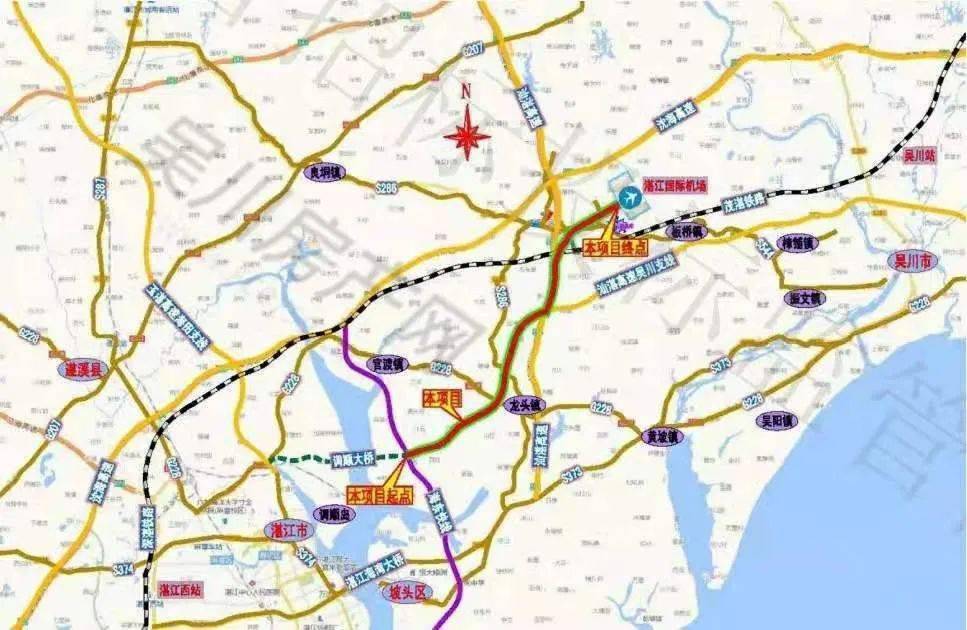 汕湛高速公路云浮至湛江段吴川支线工程, 总投资25.4746亿元