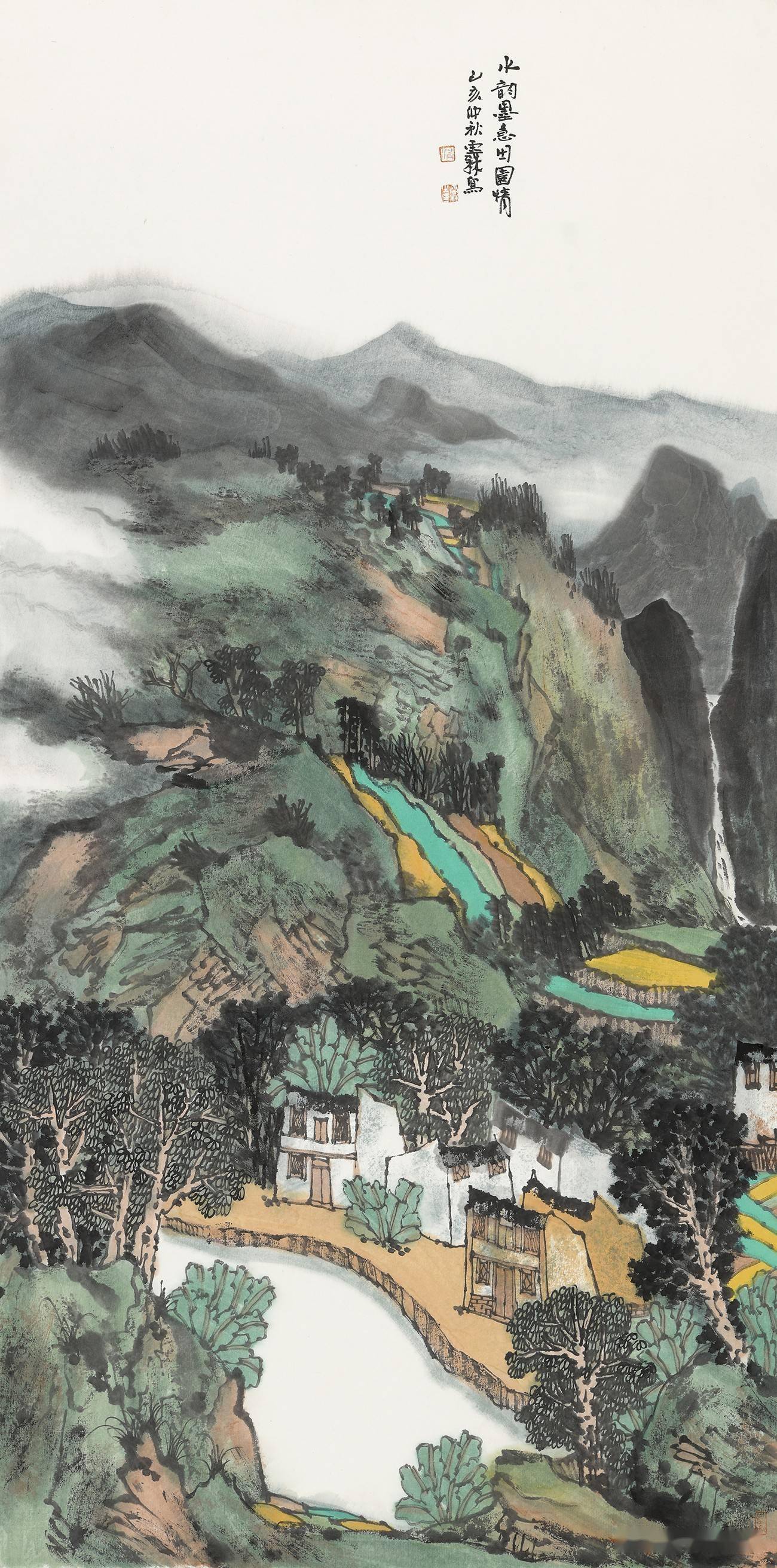 绘如意:"心外无法"中国画名家展,任鸣,满威山水画作品