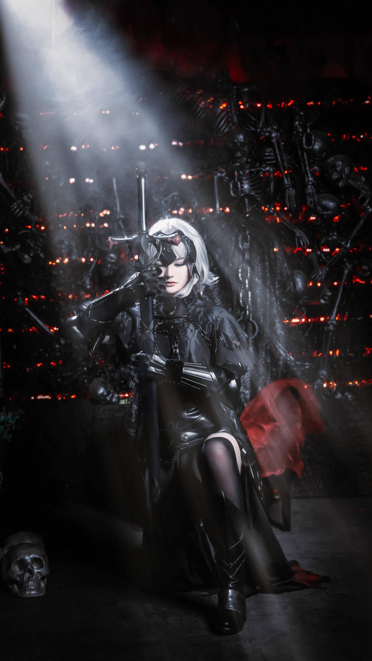 fgo黑贞德初始cosplay