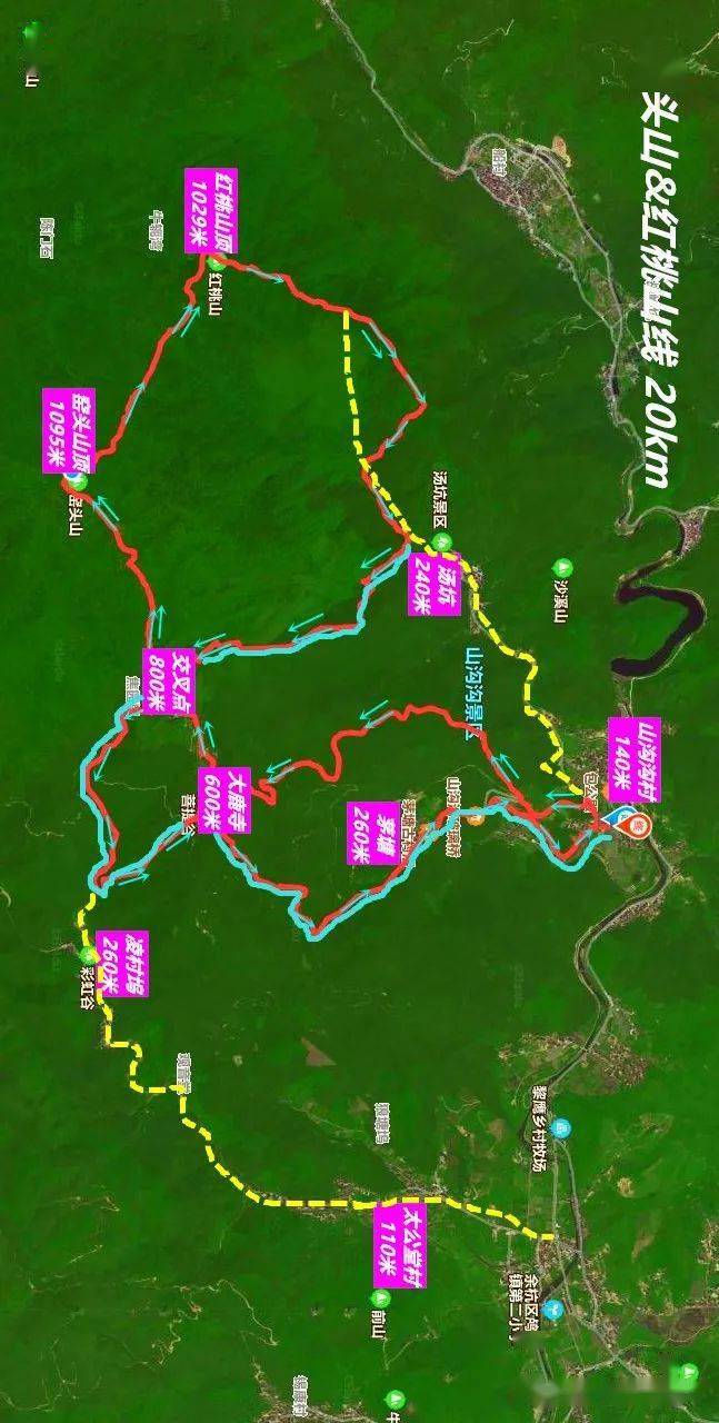 磨房浦东徒步郊野线2112期浙江余杭窑头山线1320km2021年4月24日周六