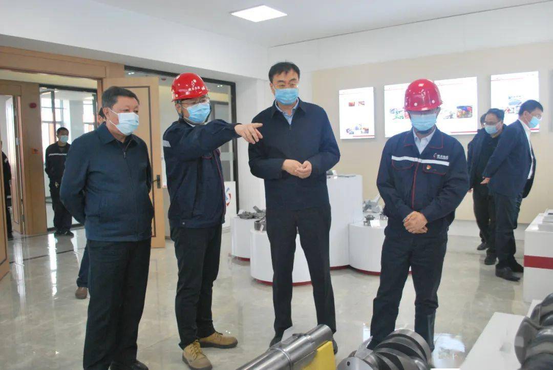 齐齐哈尔市委副书记,代市长王刚调研建龙北满特钢