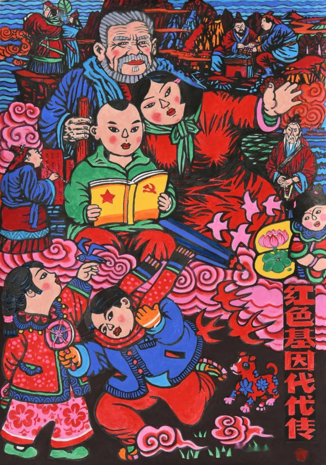 农民画·2 ▎鸢都之邀——国际诗书画风筝文化主题展