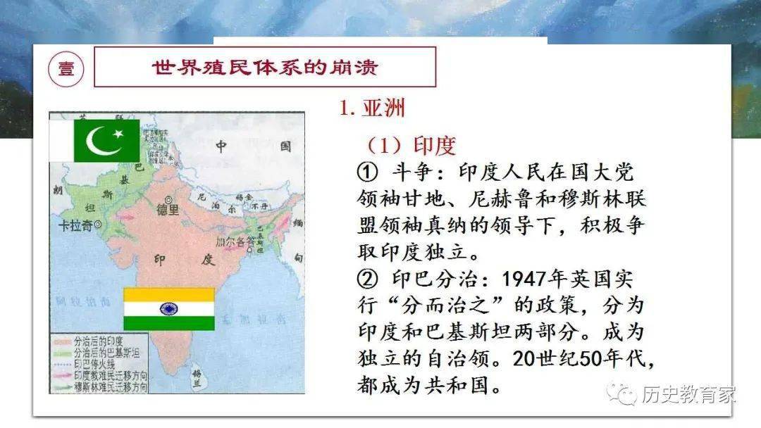 第21课 世界殖民体系的瓦解与新兴国家的发展