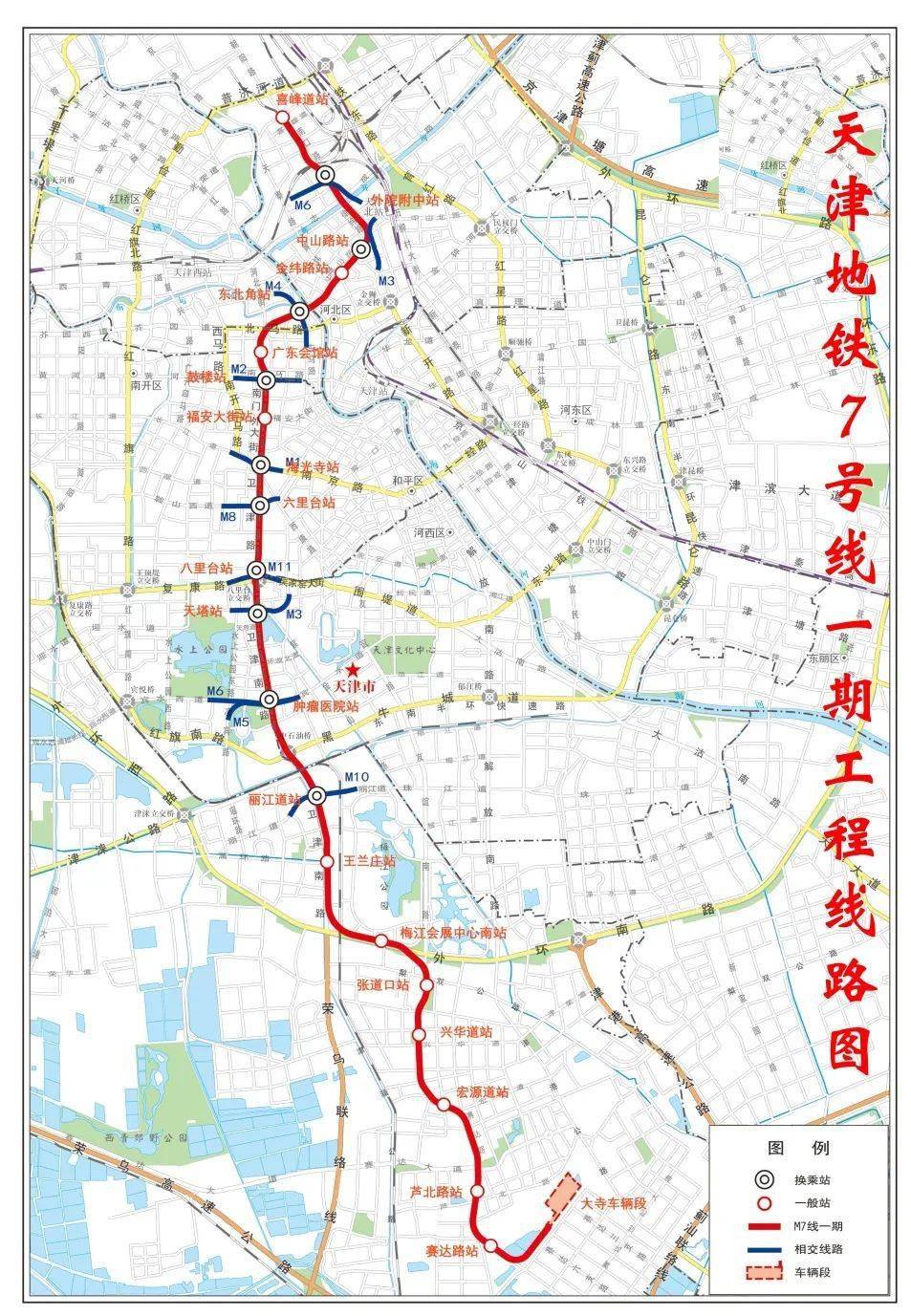 途径西青区的地铁线路最新进展_天津市