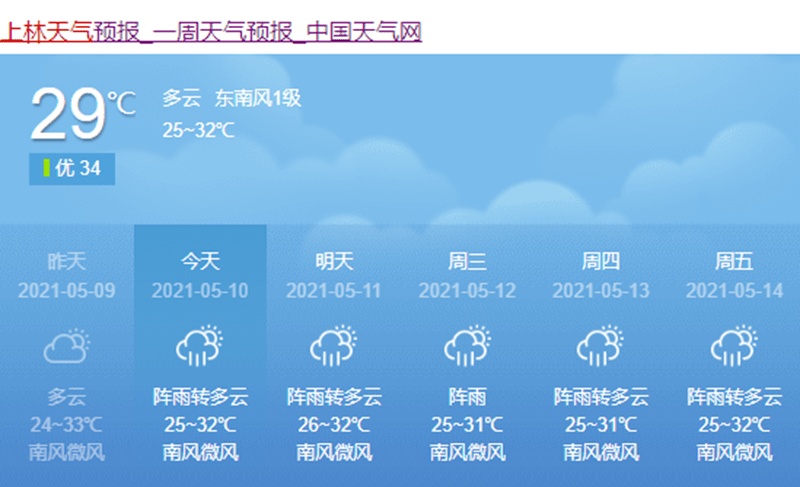 上林天气有变!(上林时空)_气温