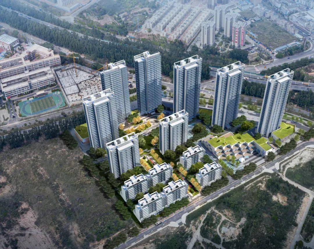 深业松湖云诚花园建设效果图"希望园区能在保障人才住房上采取更多