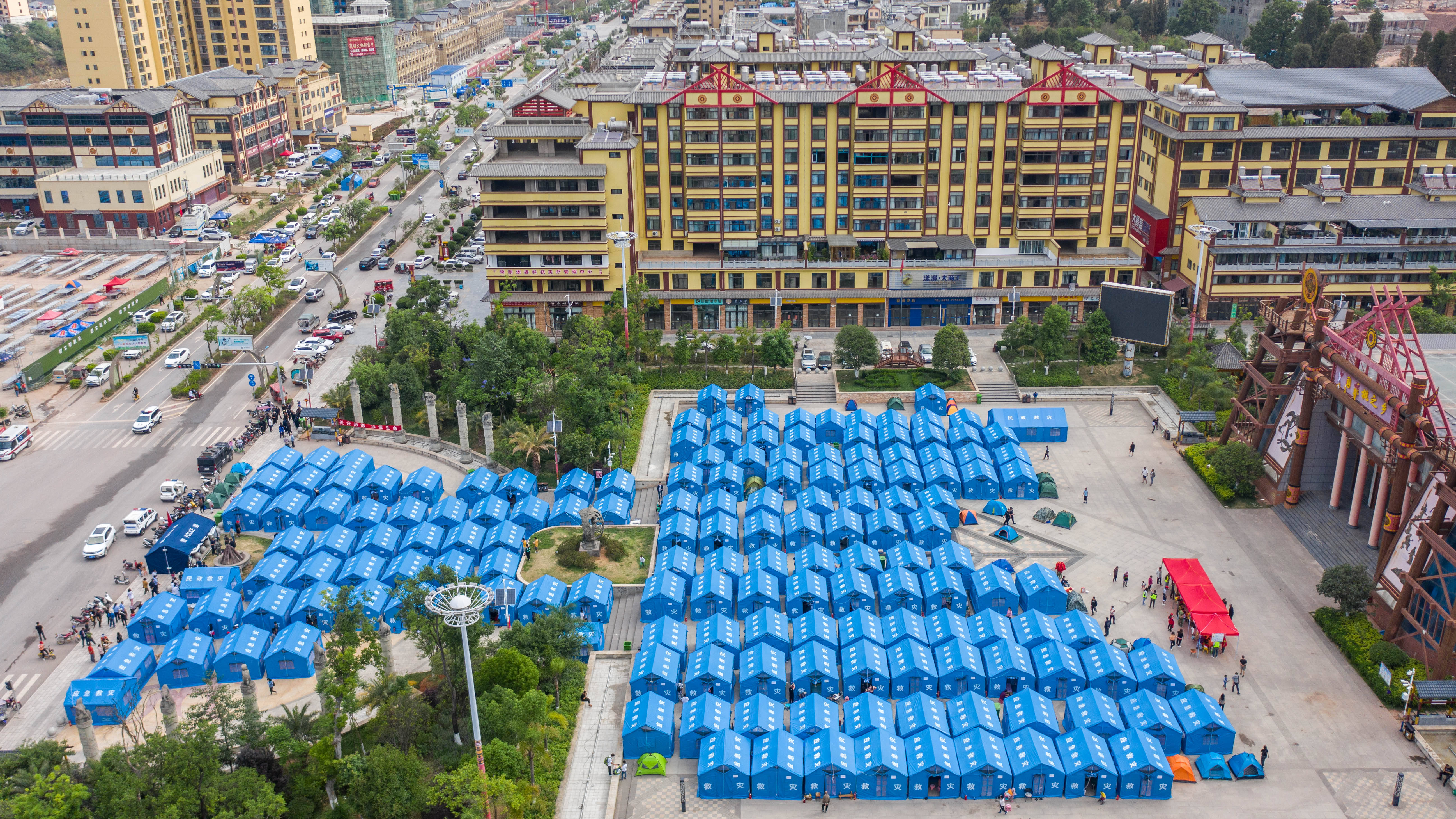 云南漾濞地震灾区:受灾群众得到妥善安置