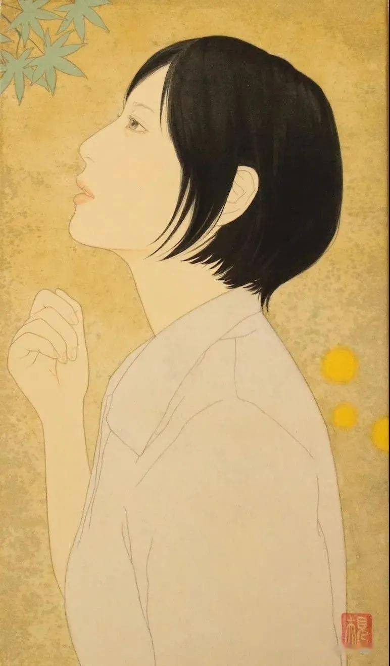 日本现代工笔人物画家九鬼匡规(masachika kuki)艺术绘画作品