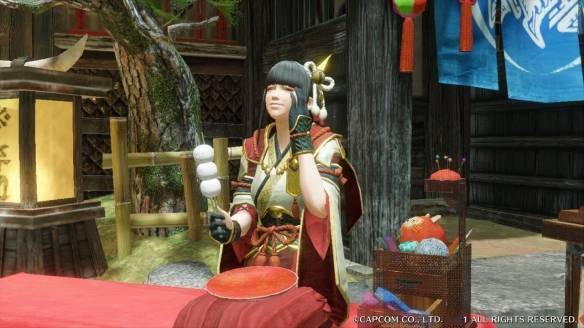对团子情有独钟的火芽,常常会光顾茶馆,玩家也可以