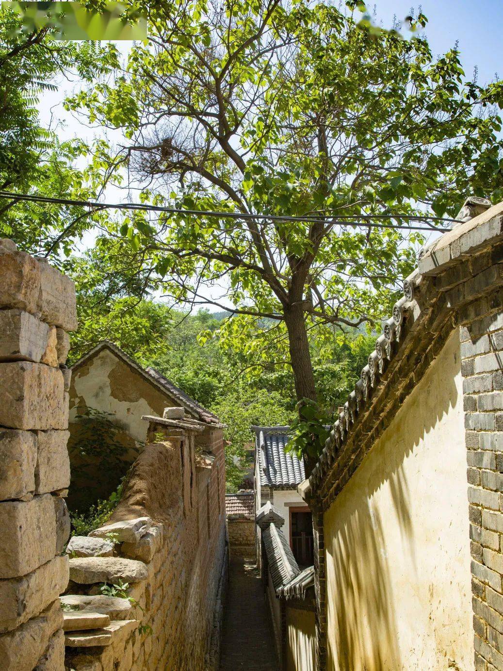 雨过天晴后,启程朱家峪