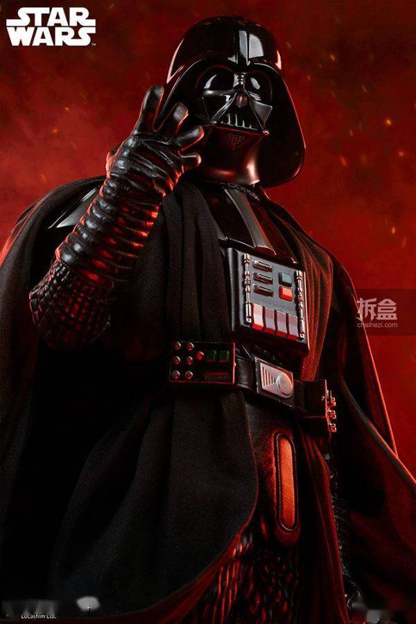 sideshow 星球大战 黑武士 达斯维达 darth vader 雕像