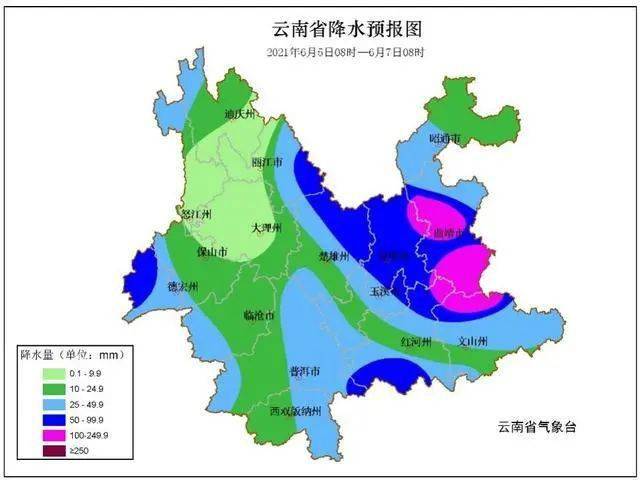 明天高考,云南多地大雨 暴雨 大暴雨!大理天气