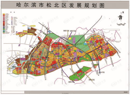 包括松北区,呼兰区,平房区三个行政区的部分区域,涵盖哈尔滨高新技术