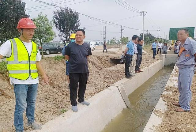 灵璧县朱集乡举行项目区"旱改水"通水仪式_王计洲