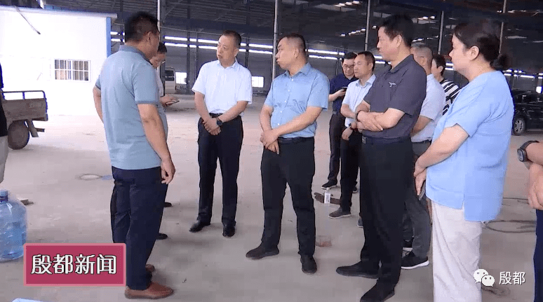 殷都区领导调研项目建设_王磊