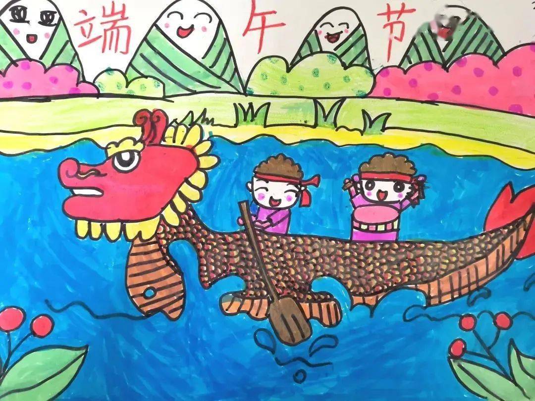 本次活动,学校充分利用"端午节"这一传统节日,让学生们通过亲手画一