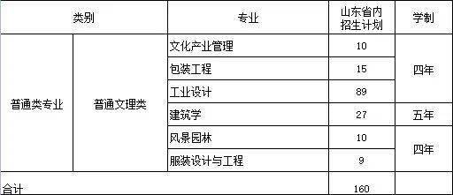 不校考美院山东工艺美术学院2021年招生计划公布