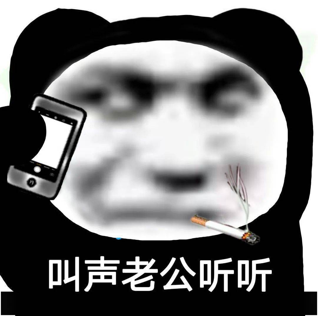 熊猫头表情包i你就不能再爱我一次吗