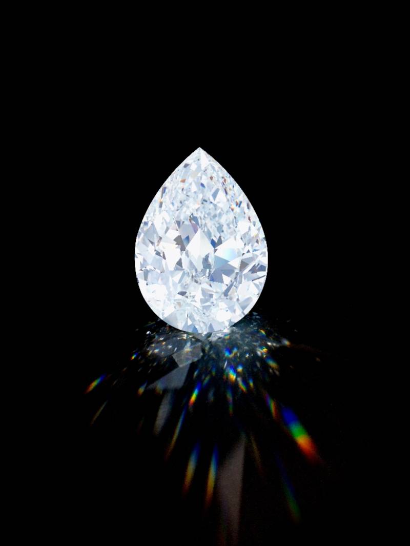 拍卖史上第二大同类梨形钻石——"密匙"即将拍卖