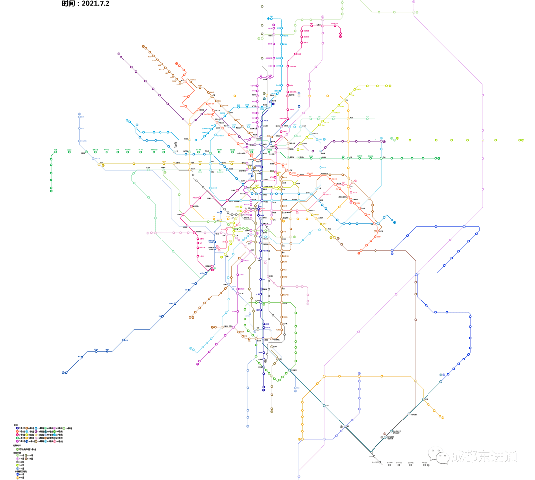 成都地铁远景规划图
