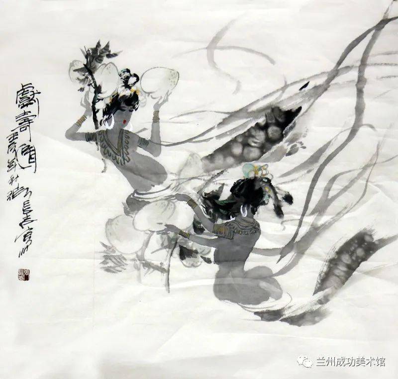 以形写神气韵生动成功美术馆馆藏张长志国画作品赏析