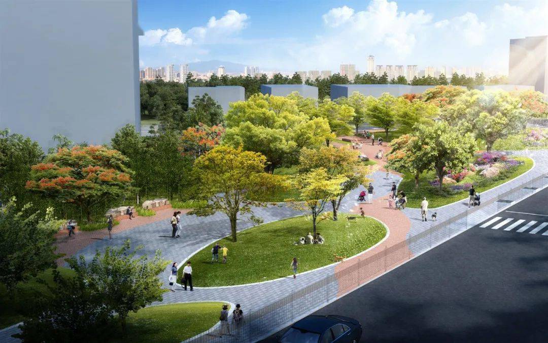 中山公园周边道路改造提升工程开始,效果图曝光!