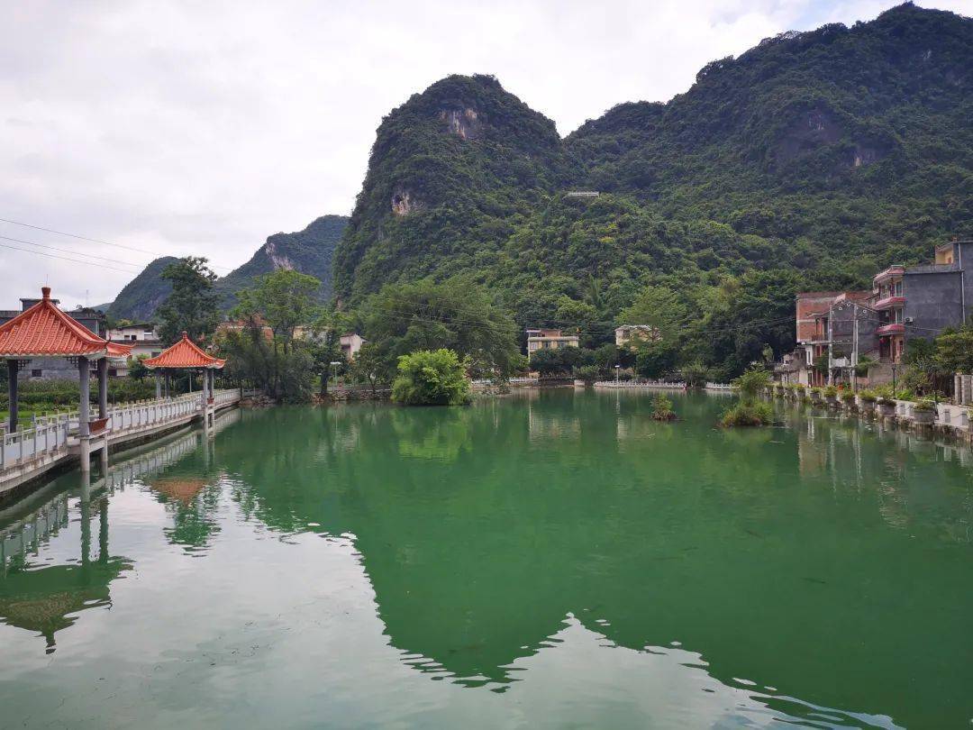 歌海宜州有福地 ,一汪碧水在清潭