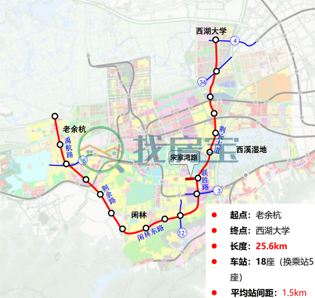 杭州地铁17号线线路图,杭州地铁20号线线路图 杭州地铁四期"变了,几家欢喜几家愁!沿线地铁盘含金量全盘点!_线路