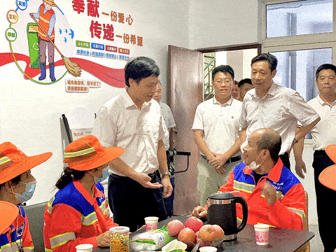 实验区领导许永西调研工会为职工办实事项目暨出席区总工会第二次主席