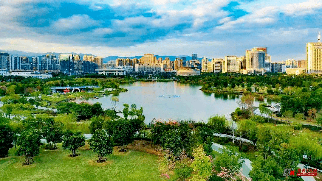 龙津湖公园实景