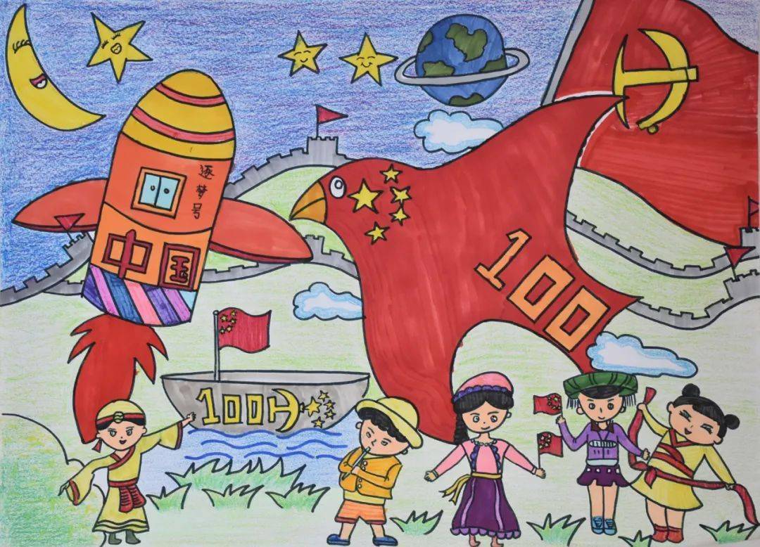 科尔沁区第八届中小学生艺术节美术作品展播(小学组)