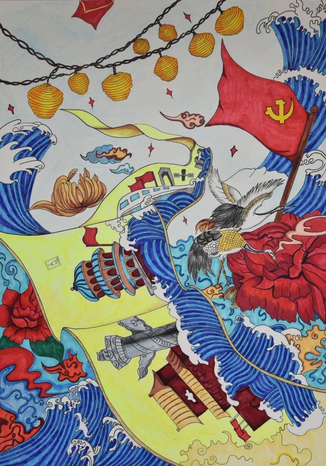 科尔沁区第八届中小学生艺术节美术作品展播(小学组)