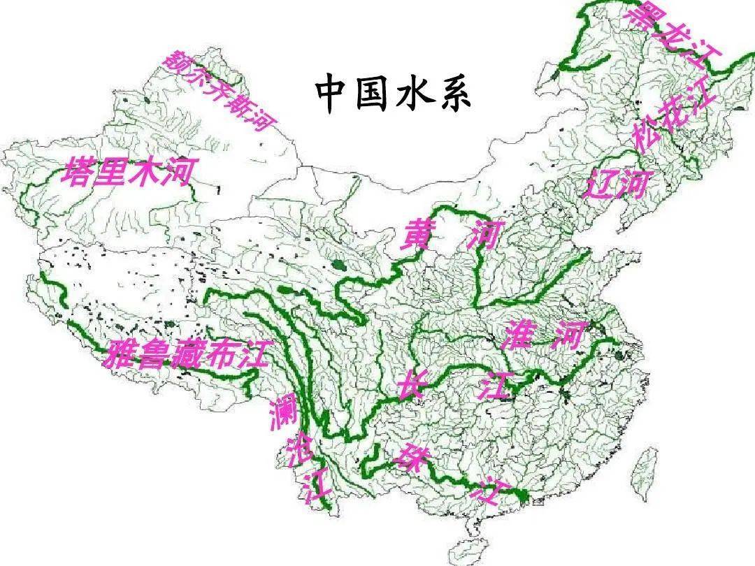 31省区市河流水系分布图_青海省