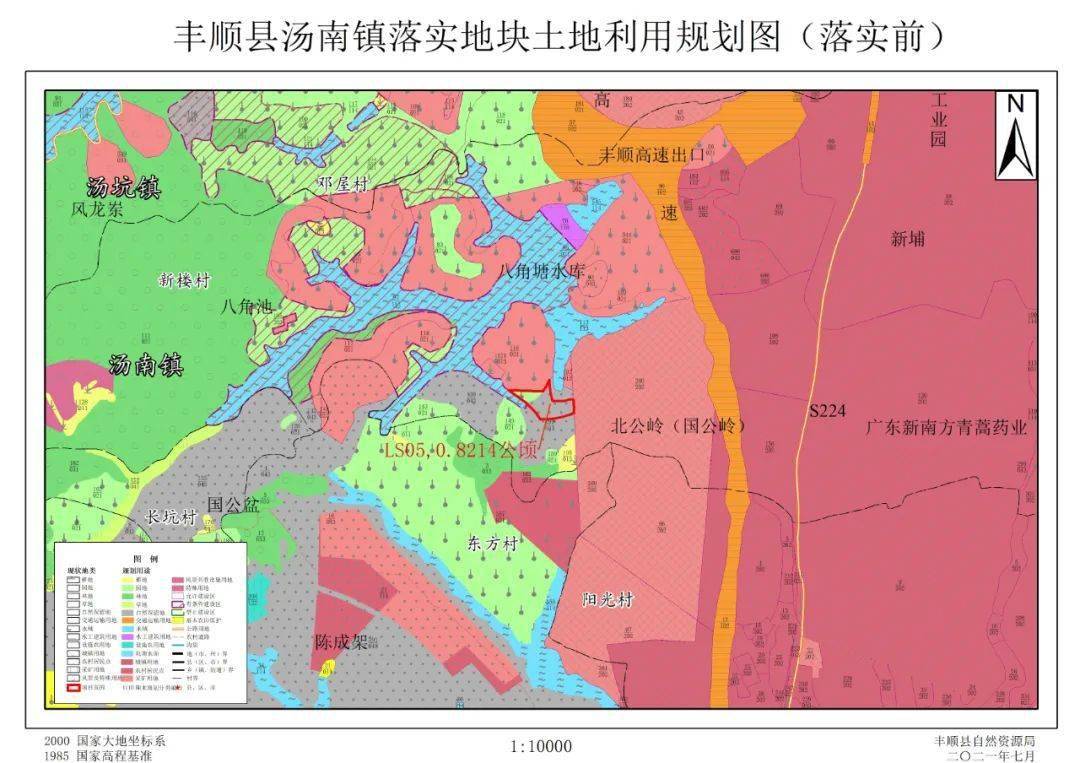 汤南埔寨汤坑砂田龙岗将有大变化规划图曝光