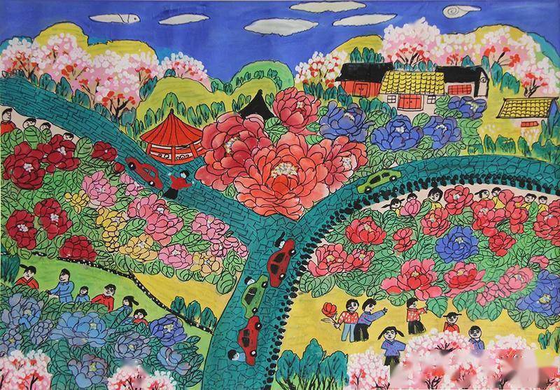 这里有一场农民画作品展等你来欣赏