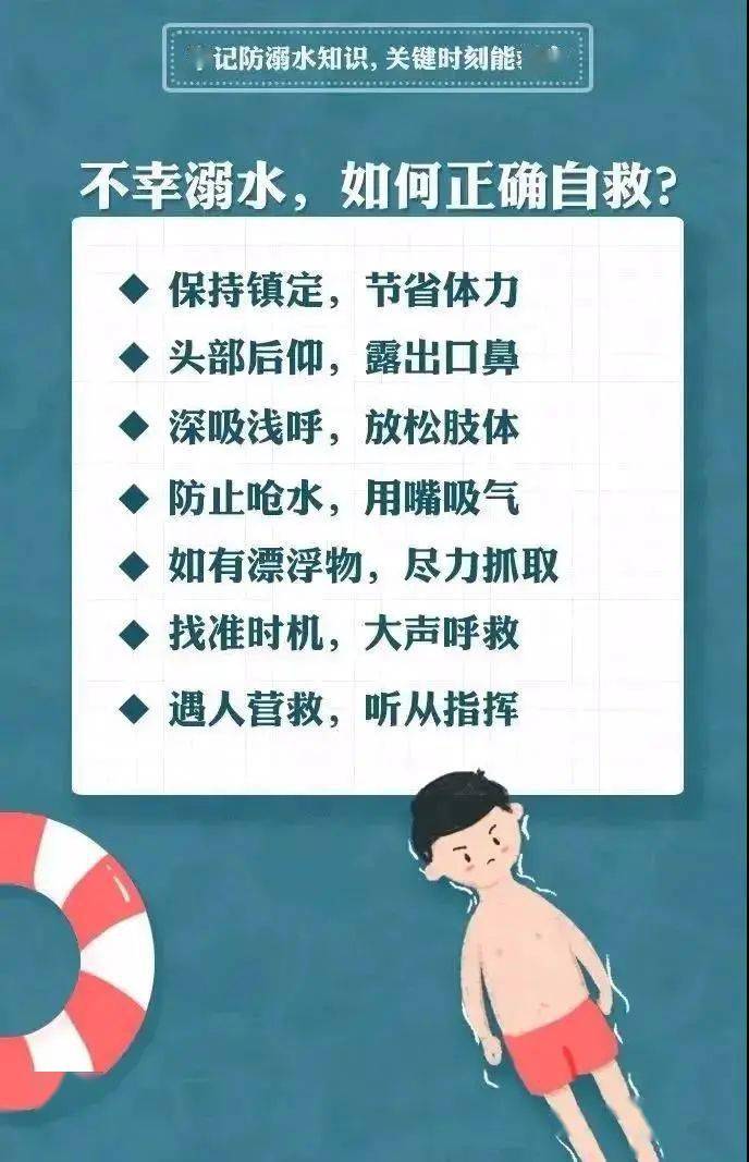 每日一课 | 这些防溺水小常识要牢记!